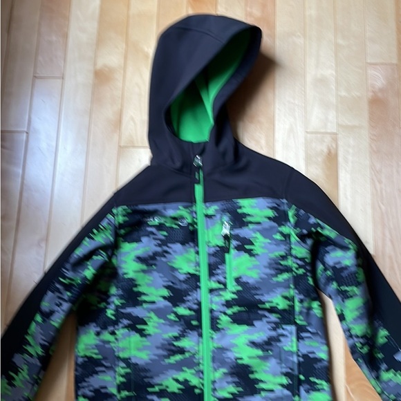 Free Country Minecraft Camo Hooded Full Zip Jacket Boys Small - Picture 5 of 6
